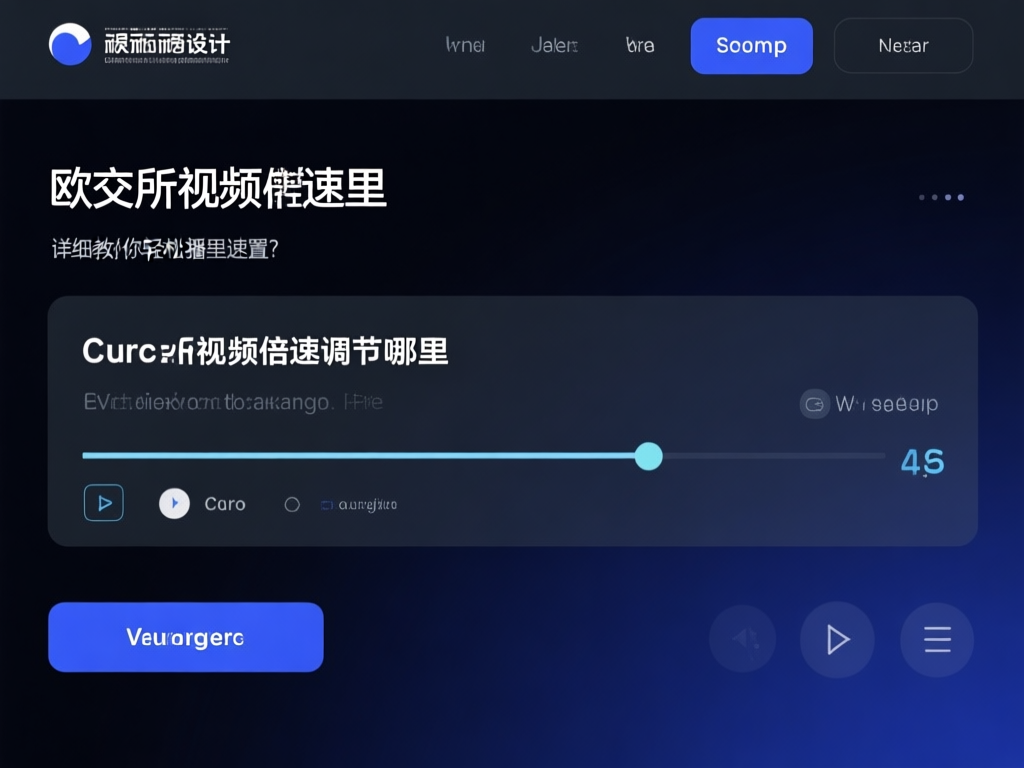 欧交易所视频播放界面